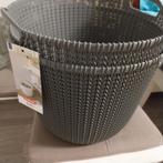 Grijze Curver Knit L Mand NIEUW!!, Minder dan 50 cm, Ophalen of Verzenden, Zo goed als nieuw, Minder dan 50 cm