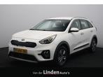 Kia Niro 1.6 GDi Hybrid DynamicLine | Camera | Navigatie, Leder en Stof, Wit, Origineel Nederlands, 1390 kg