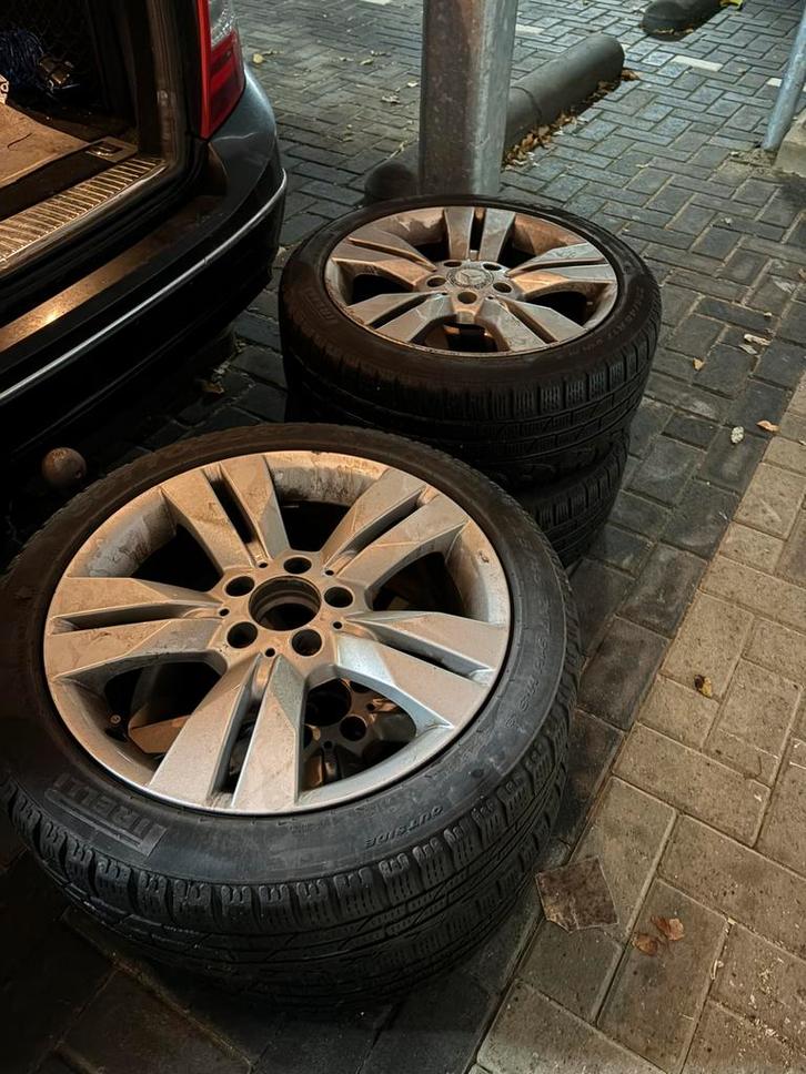 Te koop: winterbanden met velg, Auto-onderdelen, Banden en Velgen, Winterbanden, 17 inch, 225 mm, Ophalen