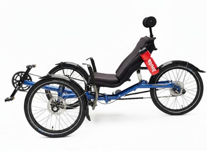 ligfiets Trike Stowaway  met gratis ondersteuning, Fietsen en Brommers, Fietsen | Ligfietsen, Nieuw, Overige merken, Onderstuur