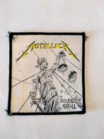 Metallica and Justice for All vintage muziek patch RARE, Ophalen of Verzenden, Nieuw, Kleding