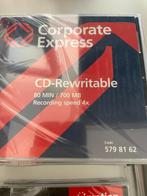 CD-Rewritable Corporate Express 700 mb 80 min  speed 4x, Computers en Software, Beschrijfbare discs, Ophalen, Herschrijfbaar, Cd
