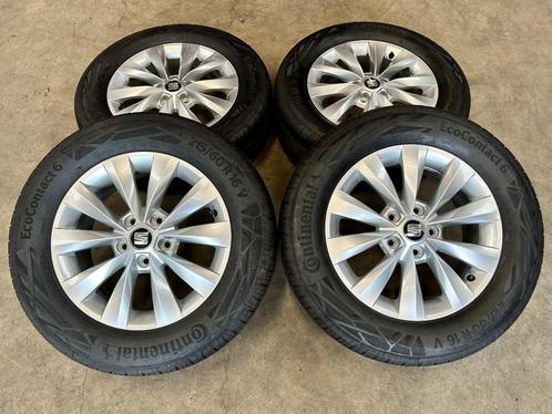 DEMO SET 16 inch originele velgen + zomerbanden Seat Ateca, Auto-onderdelen, Banden en Velgen, Banden en Velgen, Zomerbanden, 16 inch
