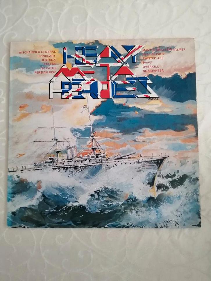 Lp Heavy Metal Heroes - Volume 2, Cd's en Dvd's, Vinyl | Hardrock en Metal, Gebruikt, Ophalen of Verzenden