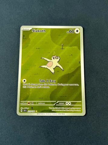 Pokemon kaart slakoth ssp 212 surging sparks beschikbaar voor biedingen