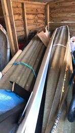 Gratis 2 gebruikte golfplaat rollen, Doe-het-zelf en Verbouw, Kunststof, Gebruikt, Overige kleuren, Ophalen of Verzenden