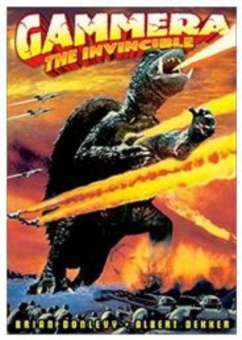 DVD Gamera the Invincible van Eiji Funakoshi Kult-film 1965, Cd's en Dvd's, Dvd's | Filmhuis, Zo goed als nieuw, Overige gebieden
