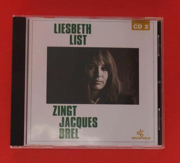 cd Liesbeth List zingt Jacques Brel cd 2 uit 2003 De merrie  beschikbaar voor biedingen