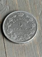 Un Belga : 5 Franc 1931, Postzegels en Munten, Munten | België, Losse munt, Verzenden