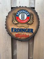 Erdinger boomstam bord, Ophalen of Verzenden, Zo goed als nieuw, Reclamebord