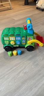 Vtech Leer en sorteer wagen Recycletruck., Ophalen, Zo goed als nieuw, 6 maanden tot 2 jaar