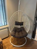 Egg chair, Huis en Inrichting, Stoelen, Ophalen, Wit, Zo goed als nieuw, Metaal