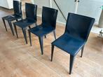 4 x stoelen van Matteo Grassi, Huis en Inrichting, Stoelen, Blauw, Vier, Design, Gebruikt