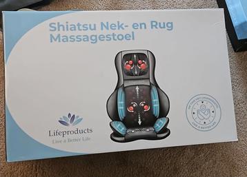 Shiatsu Nek- en Rug Massagestoel beschikbaar voor biedingen