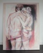 Schilderij van Canvas 80 X 60 cm, Antiek en Kunst, Kunst | Schilderijen | Klassiek, Ophalen