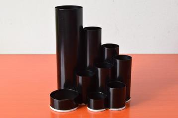 Retro vintage stalen DEYHLE pennenbak / desk organizer beschikbaar voor biedingen