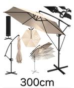 Nieuwe Zweefparasol - 3 Meter, Ophalen, Kantelbaar, Nieuw, 2 tot 3 meter