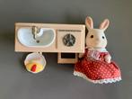 Sylvanian families mama chocolade konijn keuken, Ophalen of Verzenden, Zo goed als nieuw