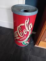 Coca Cola prullenbak, Metaal, Zo goed als nieuw, 30 tot 40 liter, Ophalen