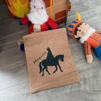 jute zakje sinterklaas pepernoten zakje met naam, Ophalen of Verzenden, Nieuw