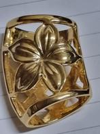 sjaalring goud kleurig met bloem, Ophalen of Verzenden, 'T Olde Gre-j, Info@toldegrej.nl, Endepoelstraat 20f Didam