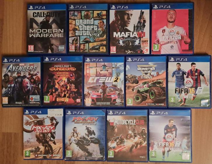 PS4 games, Spelcomputers en Games, Games | Sony PlayStation 4, Zo goed als nieuw, 2 spelers, Vanaf 3 jaar, Ophalen of Verzenden