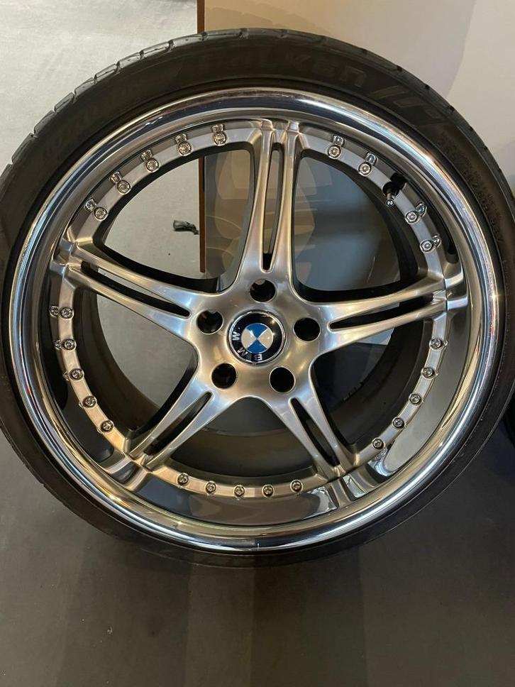 BMW E46 velgen  deep dish *3-piece look* 19 inch, Auto-onderdelen, Banden en Velgen, Velg(en), Zomerbanden, 19 inch, 235 mm, Personenwagen