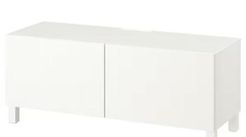 Besta tv kast wit 