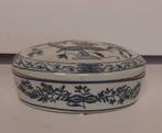 Porseleinen doosje met Blue Onion Motief Delfts blauw Motief, Antiek en Kunst, Ophalen of Verzenden