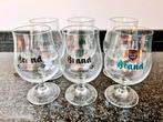 Brand tulp bierglazen op voet 250 ml, Verzamelen, Ophalen, Zo goed als nieuw, Bierglas