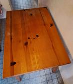 Oude grenen eettafel, Huis en Inrichting, Tafels | Eettafels, Ophalen, Gebruikt, 100 tot 150 cm, 50 tot 100 cm