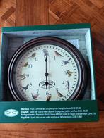 Nieuw in de verpakking klok, vogelklok met geluiden, Ophalen, Nieuw, Analoog, Wandklok