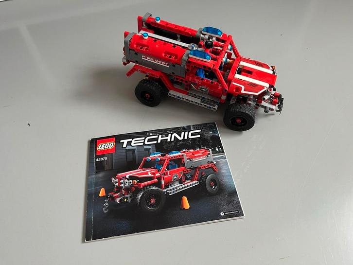LEGO Technic Eerste Hulp Brandweerwagen 42075, Kinderen en Baby's, Speelgoed | Duplo en Lego, Gebruikt, Lego, Complete set, Ophalen of Verzenden