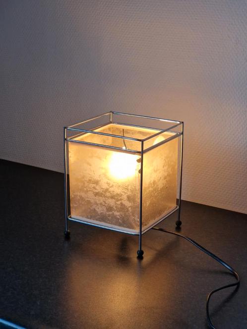 (Vintage) Tarogo tafellamp met rijstpapier - Japandi minimal, Huis en Inrichting, Lampen | Tafellampen, Zo goed als nieuw, Minder dan 50 cm