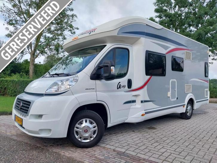Frisse Challenger Graphite 149 met maar 25531 gereden kms!, Caravans en Kamperen, Campers, Bedrijf, tot en met 5, Half-integraal