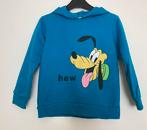 Blauwe Pluto Hoodie Maat 116, Ophalen of Verzenden, Zo goed als nieuw, Jongen, Trui of Vest