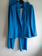 Colbert en pantalon van Label Dot, Kleding | Dames, Jasjes, Kostuums en Pakken, Maat 38/40 (M), Kostuum of Pak, Blauw, Ophalen of Verzenden