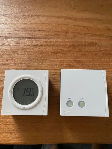 Danfoss Draadloze Thermostaat + Ontvanger beschikbaar voor biedingen