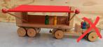 NIC Grote Houten Veewagen/Marktkraam + attributen, Ophalen of Verzenden, Zo goed als nieuw, Duw- of Trekspeelgoed