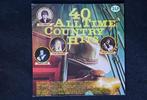 40 All Time Country Hits - Various (2-LP), Cd's en Dvd's, Vinyl | Country en Western, Gebruikt, Ophalen of Verzenden