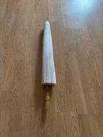 Witte Papieren Parasol / Decoratie, Ophalen, Transparant, Zo goed als nieuw, Wit