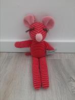 Knuffel funnies muis roze streep K5894, Ophalen of Verzenden, Zo goed als nieuw, Beer