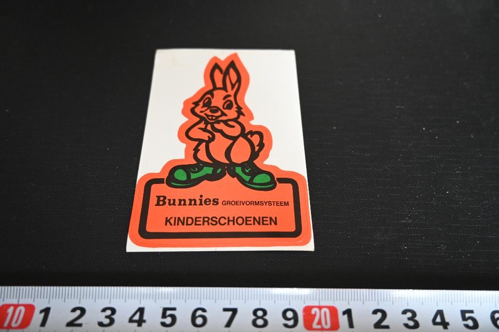 sticker BUNNIES groeivormsysteem Kinderschoenen *, Ophalen, Zo goed als nieuw