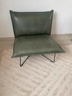 Fauteuil Jess Design Earl groen leer, Ophalen, Overige kleuren, Leer, Zo goed als nieuw