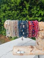 BIBA kralenarmbandjes rood zilver blauw 3 euro pst nieuw, Sieraden, Tassen en Uiterlijk, Armbanden, Kunststof of Plastic, Nieuw