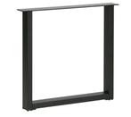 WOOOD Tablo tafelpoot zwart metaal (2 stuks), Ophalen, Tafelpoot, Minder dan 50 cm, 50 tot 100 cm