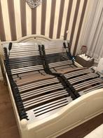 Bed 180x210 met Elektrische Lattenbodem, Ophalen, Tweepersoons, 180 cm, Hout