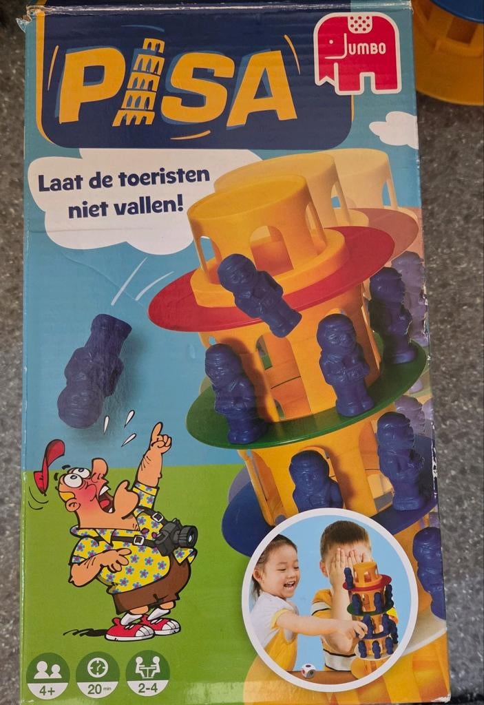 Pisa spel, Drie of vier spelers, Ophalen of Verzenden, Zo goed als nieuw, Jumbo