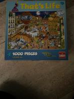 That's Life Puzzel - 1000 stukjes, Ophalen of Verzenden, 500 t/m 1500 stukjes, Zo goed als nieuw, Legpuzzel