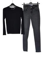 Super leuke zwarte rib gebreide TOMMY HILFIGER trui mt 164., Kinderen en Baby's, Kinderkleding | Maat 164, Trui of Vest, Verzenden
